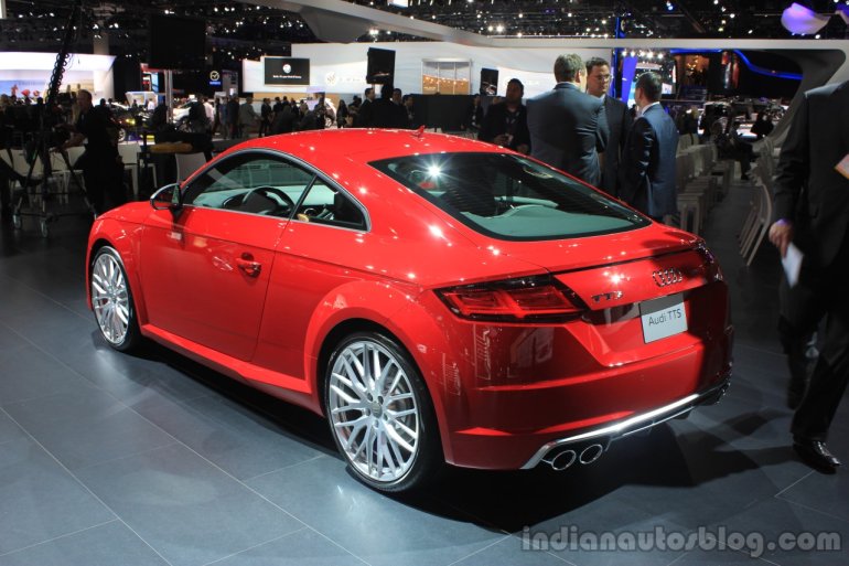 2015 Audi TTS rear three quarters at the 2014 Los Angeles Auto Show