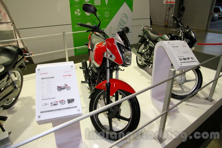 Hero Splendor iSmart front at EICMA 2014