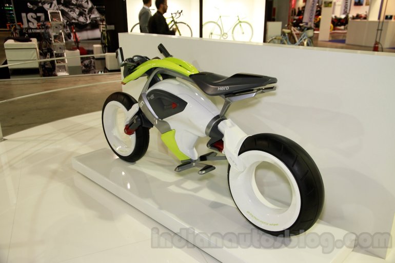 Hero iON concept at rear three quarter EICMA 2014