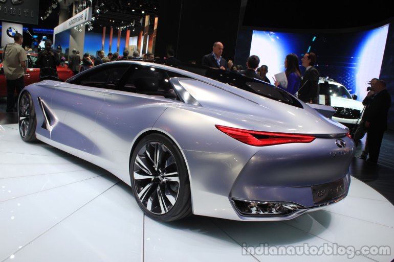 Infiniti Q80 Inspiration Concept rear three quarters at the 2014 Los Angeles Auto Show