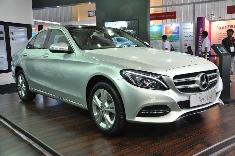 New Mercedes C Class at CeBIT India