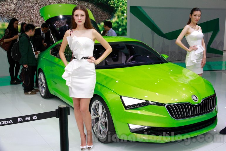 Skoda VisionC Concept at the 2014 Guangzhou Auto Show