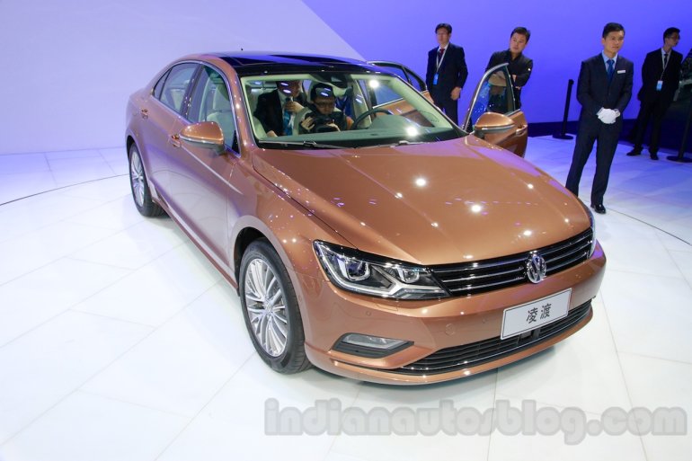 VW Lamando front quarters at Guangzhou Auto Show 2014