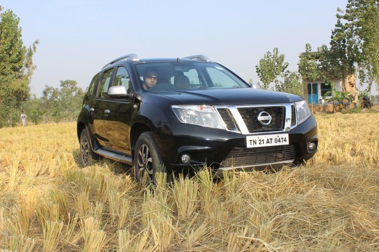 Nissan Terrano on a field