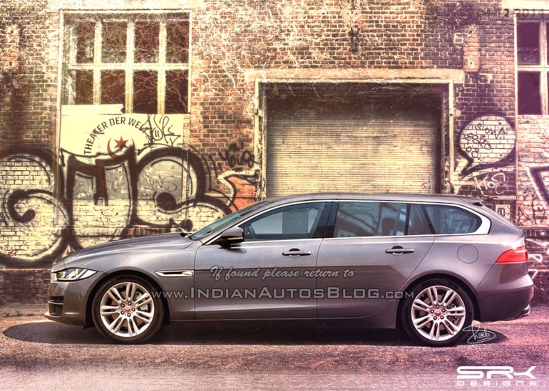 Jaguar XE Estate rendering