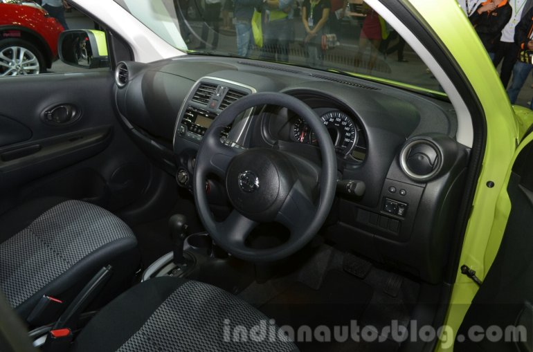 Nissan March Limited Edition dashboard at the 2014 Thailand Motor Expo
