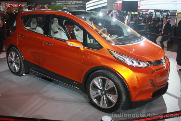 Chevrolet Bolt EV Concept displayed at the 2015 Detroit Auto Show