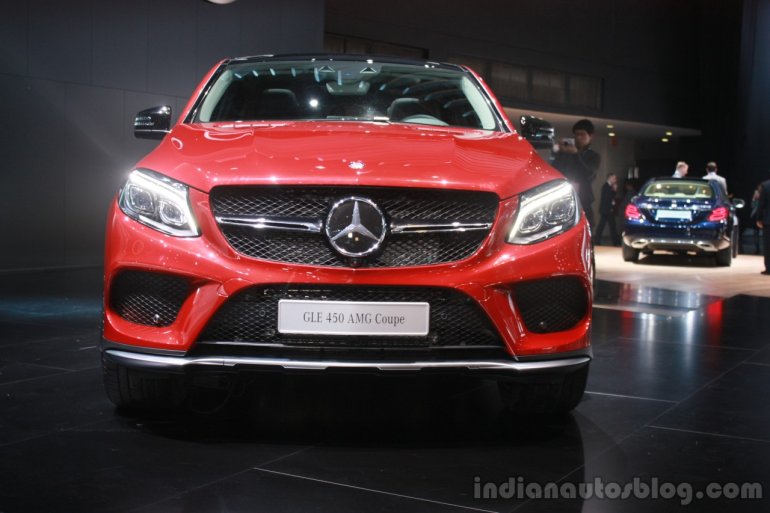 Mercedes AMG GLE 450 AMG Coupe at the 2015 Detroit Auto Show front