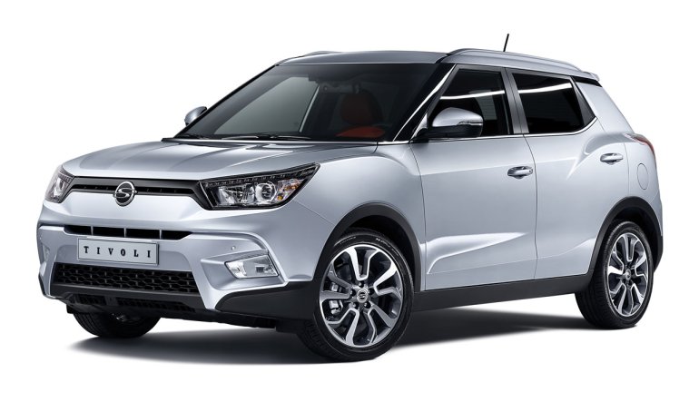 SsangYong Tivoli Front Three quarters Press-Image