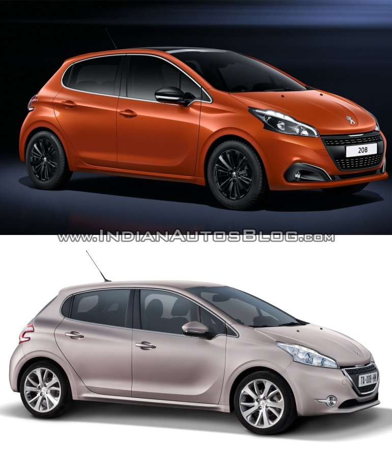 2015 Peugeot 208 vs Peugeot 208 - Old vs New