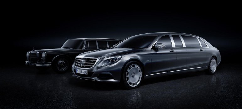 2016 Mercedes Maybach Pullman S 600 front three quarter