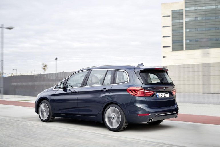BMW 2 Series Gran Tourer press image rear three quarters
