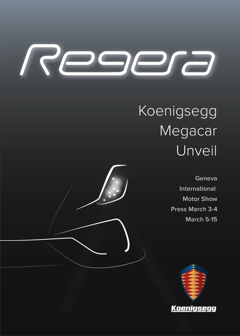 Koenigsegg Regera teaser