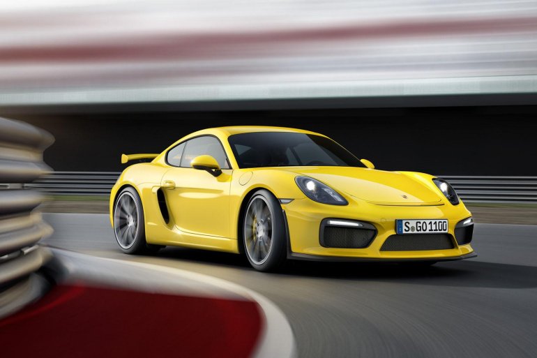 Porsche Cayman GT4 press shot
