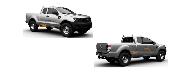 2015 Ford Ranger facelift extended cab patent leak