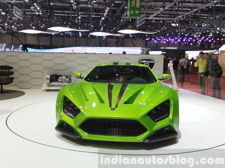 2015 Zenvo ST1 front view at the 2015 Geneva Motor Show