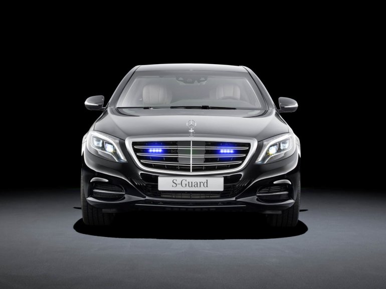 2015 Mercedes S600 Guard front