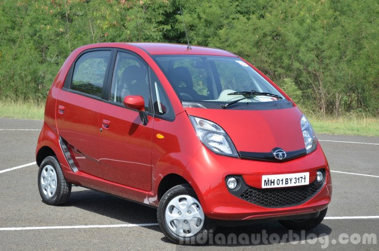 2015 Tata Nano GenX AMT front three quarters