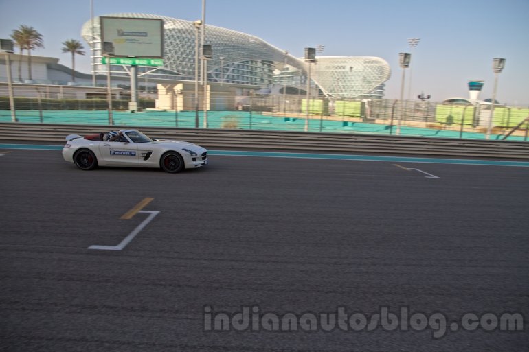 Michelin 125th Anniversary SLS AMG track side