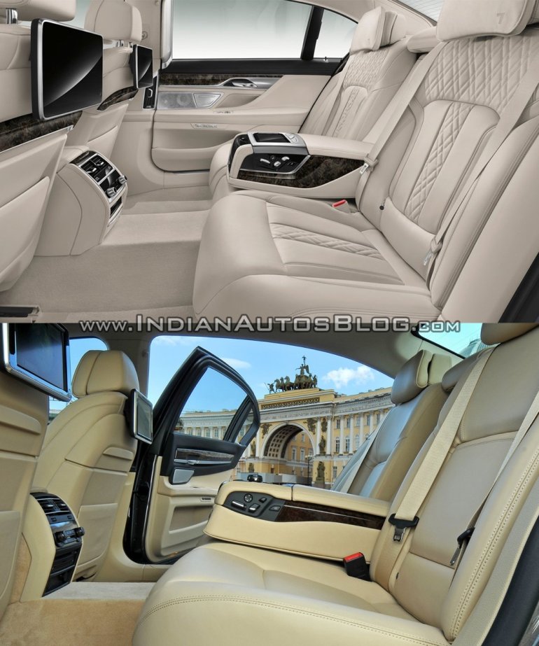 2016 BMW 7 Series vs 2014 BMW 7 Series rear cabin Old vs New