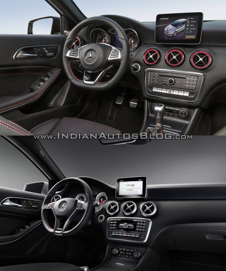 2016 Mercedes A Class vs 2012 Mercedes A Class interior Old vs New