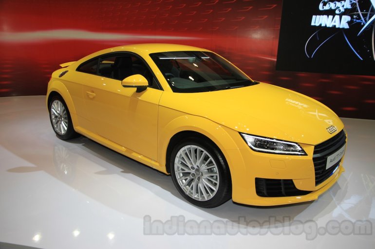 Audi TT Coupe front three quarter at the Gaikindo Indonesia International Auto Show 2015