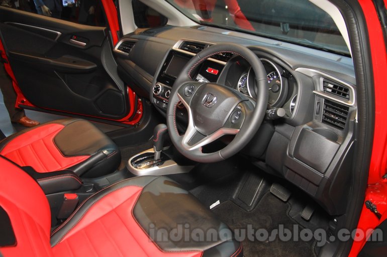 Honda Jazz RS CVT Limited Edition interior at the 2015 Indonesia International Motor Show
