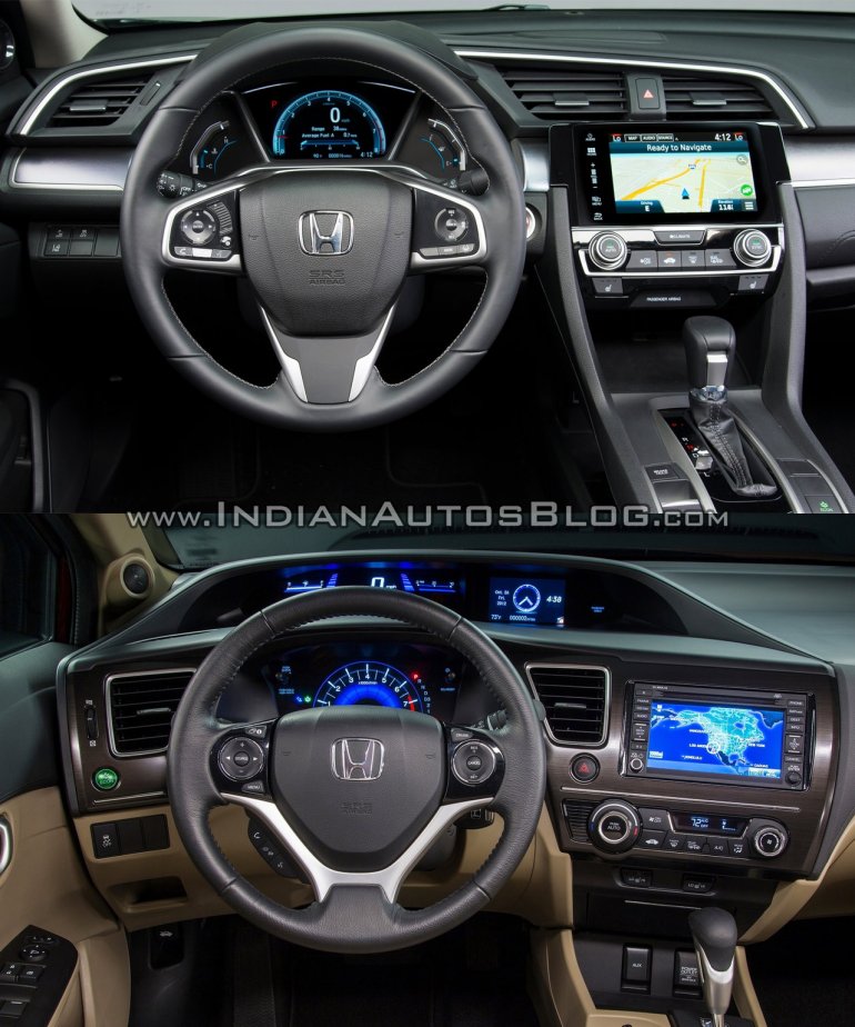 2016 Honda Civic vs 2015 Honda Civic - Old vs New