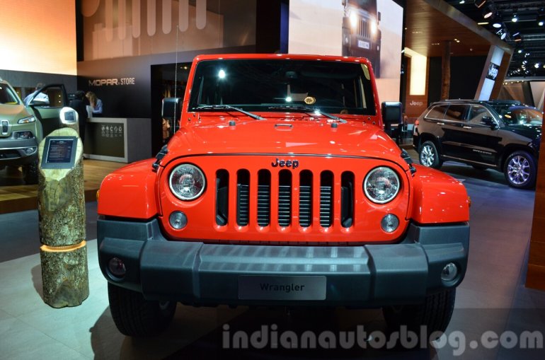 2015 Jeep Wrangler Sahara front at the IAA 2015