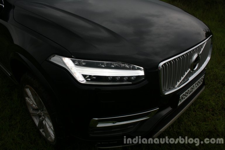2015 Volvo XC90 D5 Inscription headlight full review