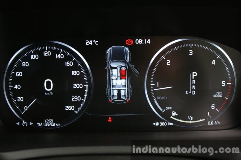 2015 Volvo XC90 D5 Inscription intrument display full review