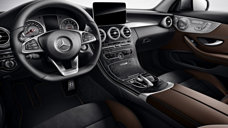 2016 Mercedes C Class Coupe Edition 1 interior unveiled
