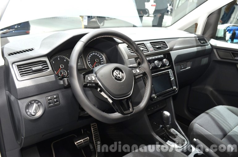 2016 VW Caddy Alltrack interior at the IAA 2015