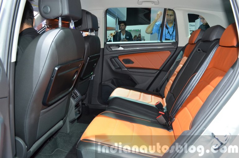 2016 Volkswagen Tiguan rear seats at IAA 2015