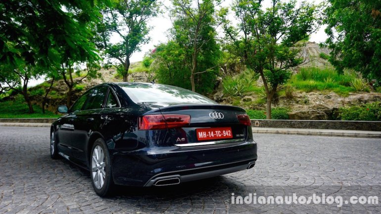 Audi A6 Matrix rear three quarters left review