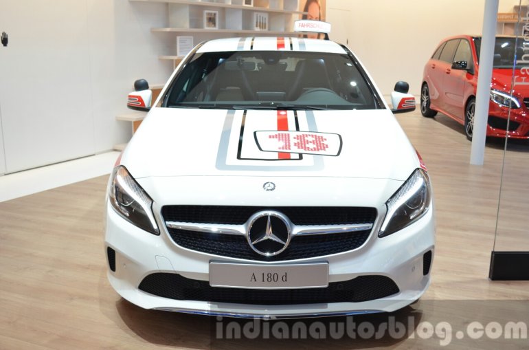 Mercedes A180 base variant for driving school application at IAA 2015