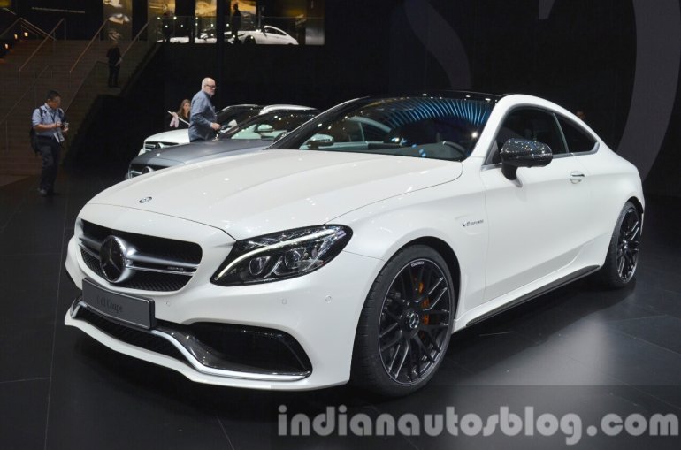 Mercedes AMG C 63 Coupe front three quarter at the IAA 2015