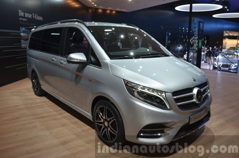 Mercedes V-Class AMG Line – 2015 Frankfurt Motor Show Live