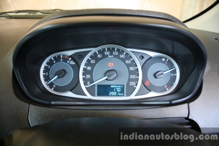 2015 Ford Figo instrument cluster first drive review