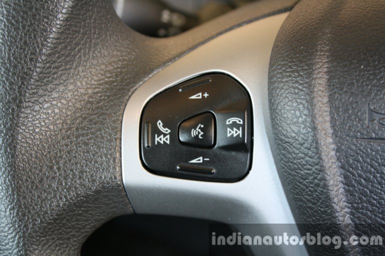 2015 Ford Figo steering buttons first drive review
