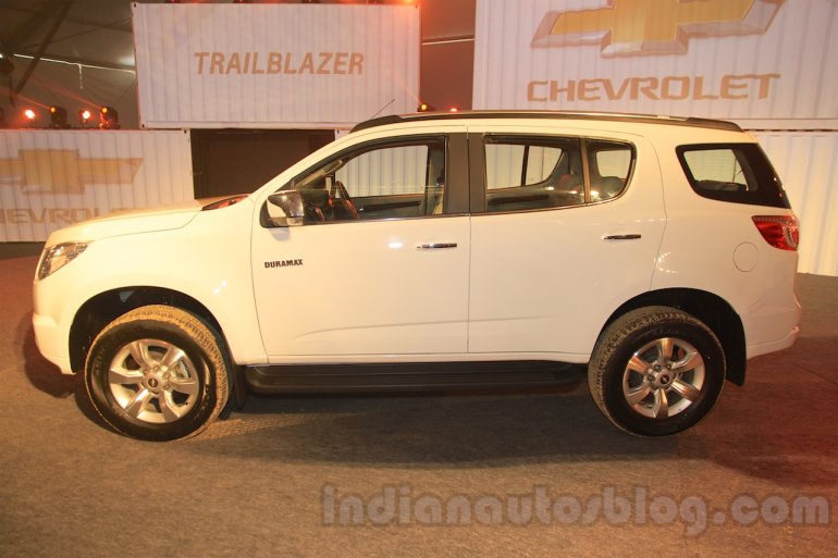 Chevrolet Trailblazer profile India launch