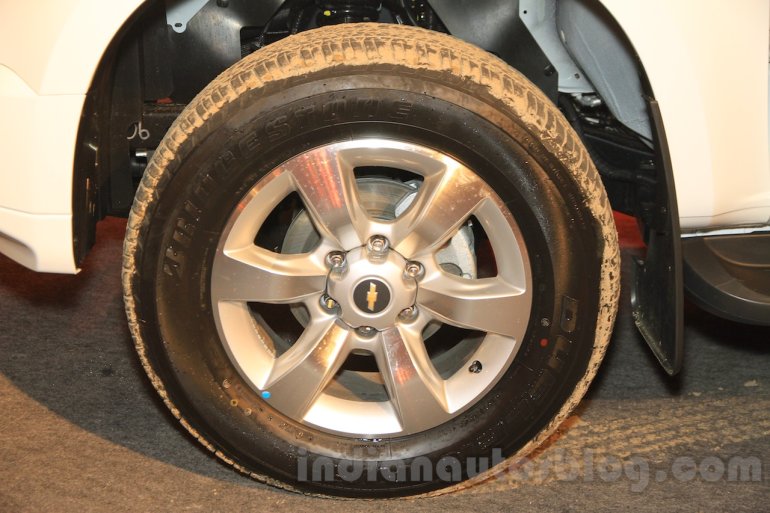 Chevrolet Trailblazer wheel India launch