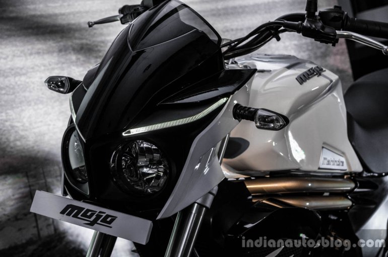 Mahindra Mojo white LED DRL review