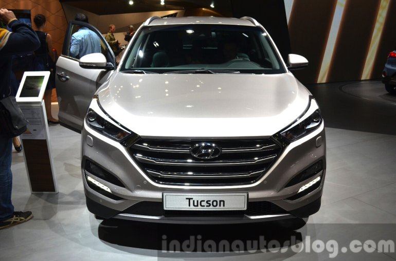 2016 Hyundai Tucson face at 2015 Frankfurt Motor Show