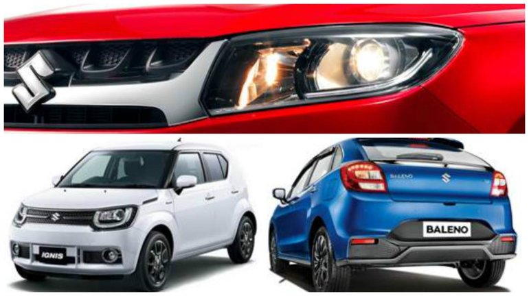 Maruti Vitara Brezza Maruti Ignis Maruti Baleno RS teased
