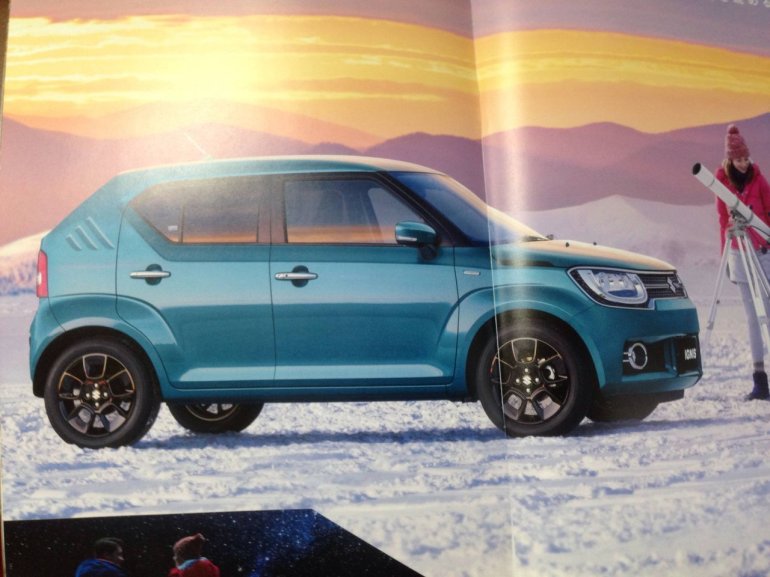 Suzuki Ignis brochure scans side surface