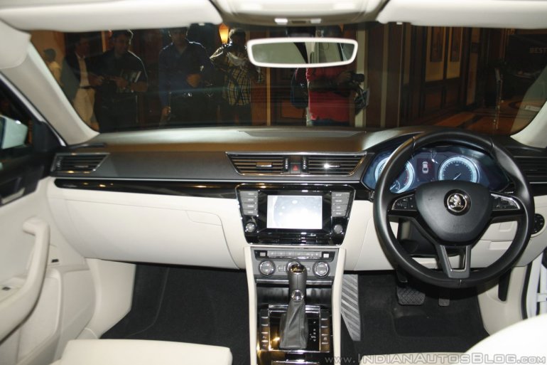 2016 Skoda Superb dashboard launched in India