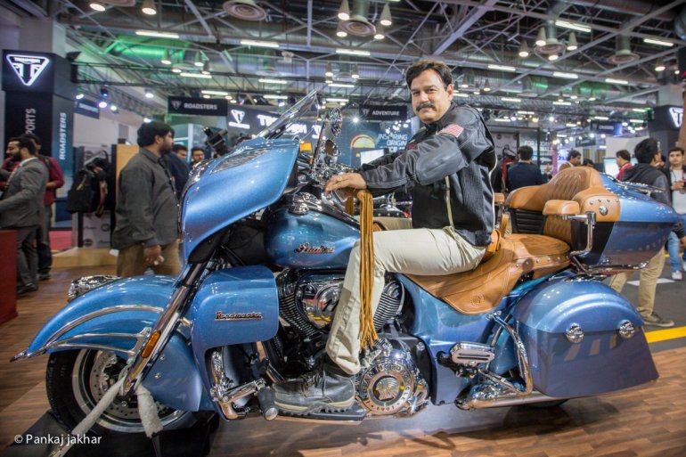Blue Diamond Indian Roadmaster unveiled at Auto Expo 2016