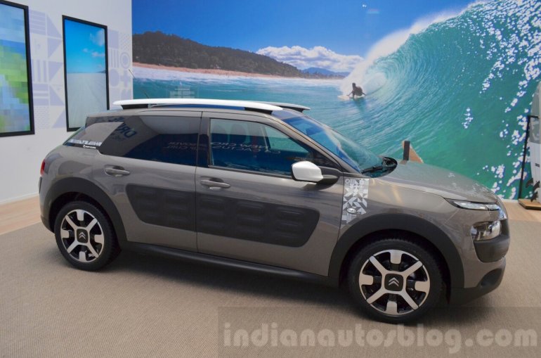 Citroen C4 Cactus Rip Curl side at the 2016 Geneva Motor Show Live
