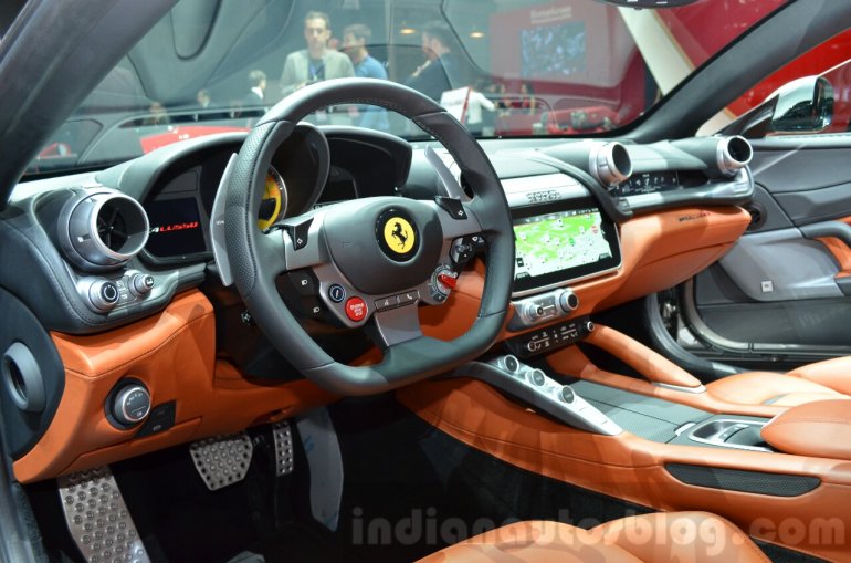 Ferrari GTC4Lusso interior at the 2016 Geneva Motor Show Live
